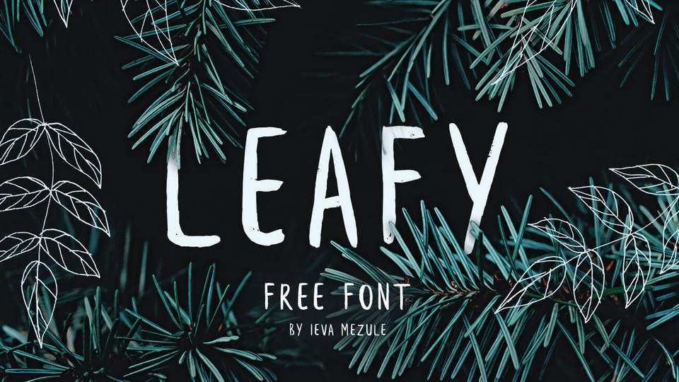 leafy free font