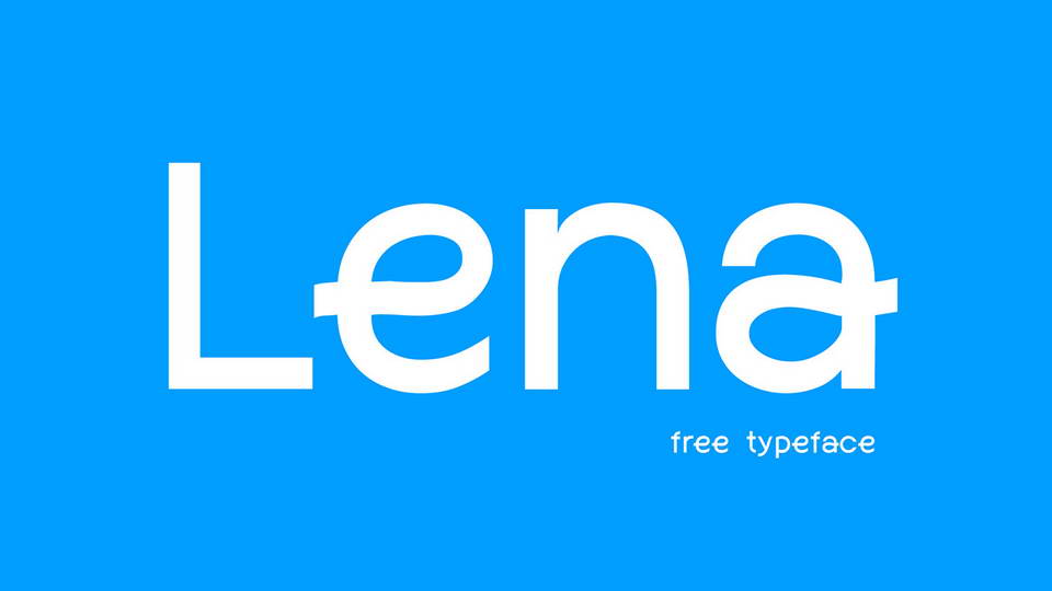 lena free font