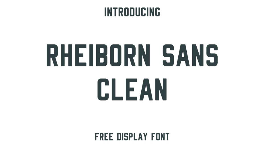 rheiborn sans free font