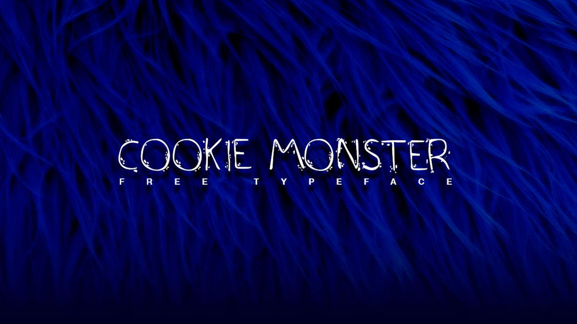 cookie monster free font