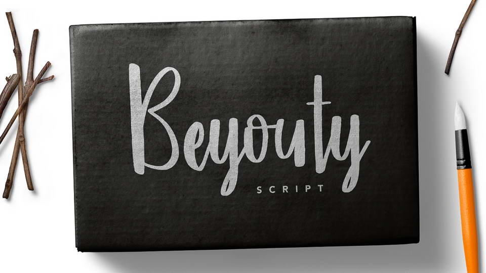 beyouty script font