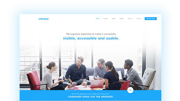 free landing page template