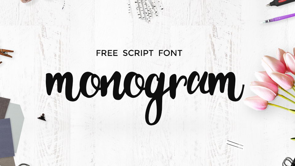 monogram free font