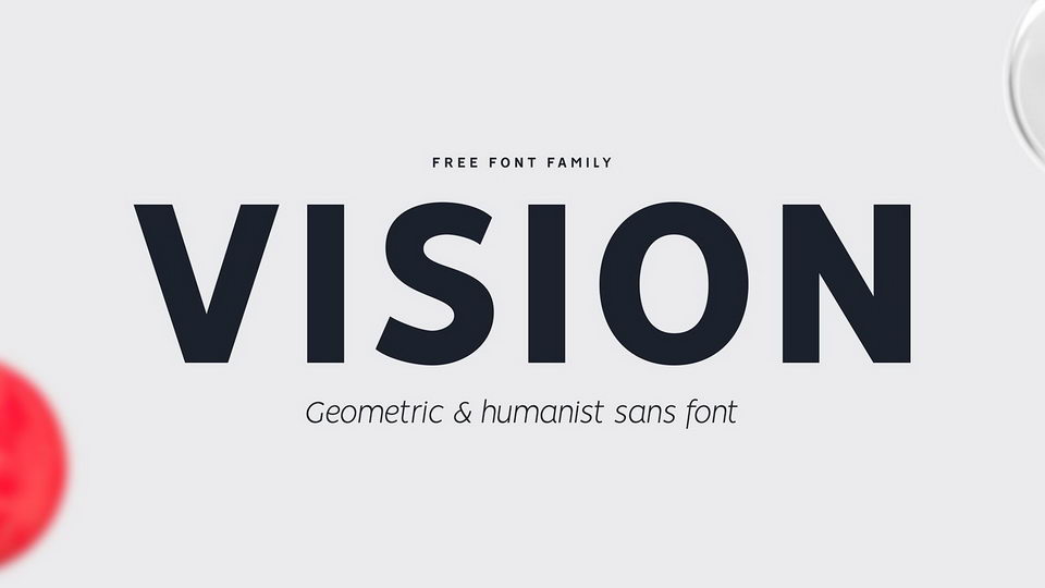 vision free font family