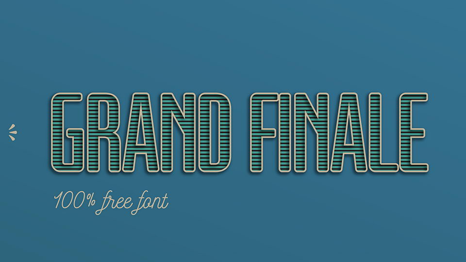 grand finale free font