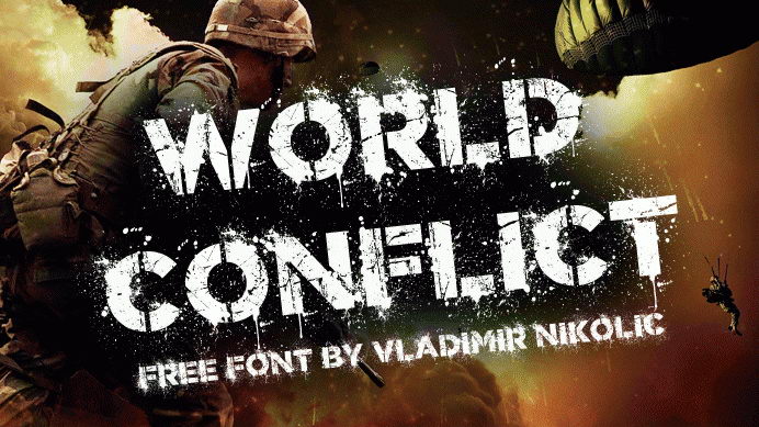 world conflict font