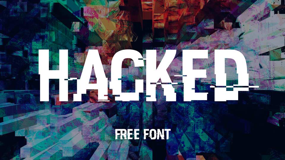 hacked free font