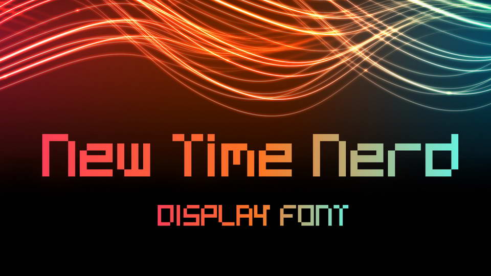 new time nerd free font