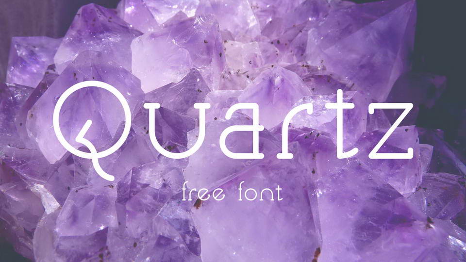 quartz free font
