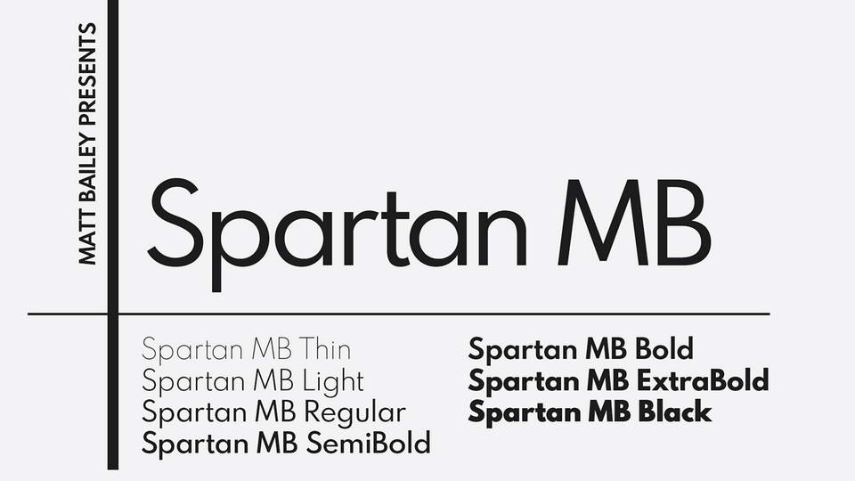 spartan mb free font