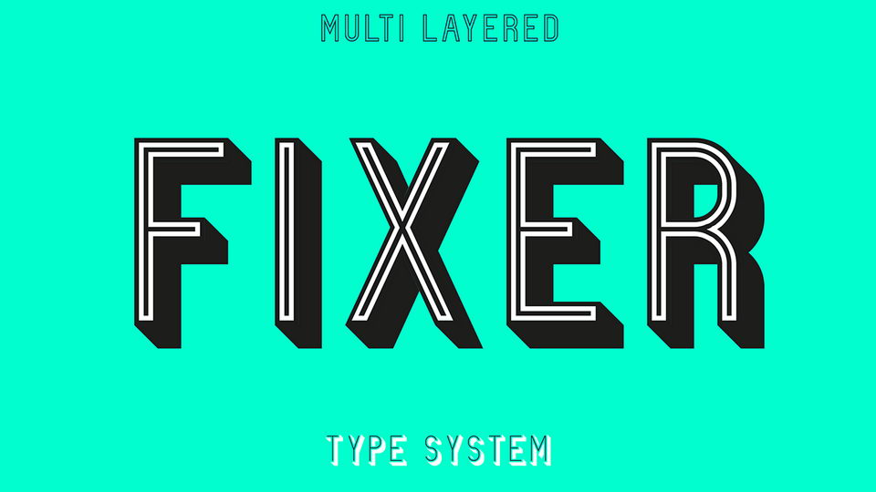fixer free font