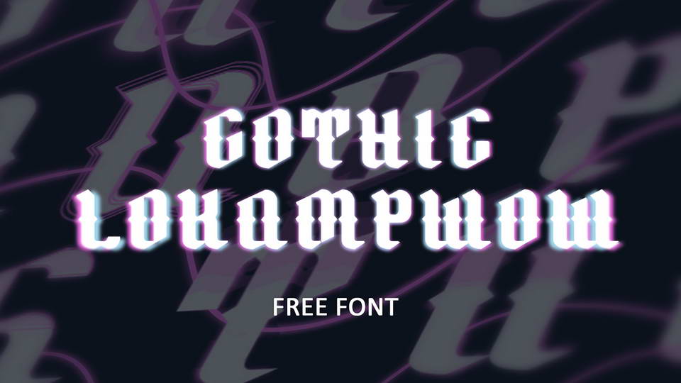 lokamp wow gothic free font