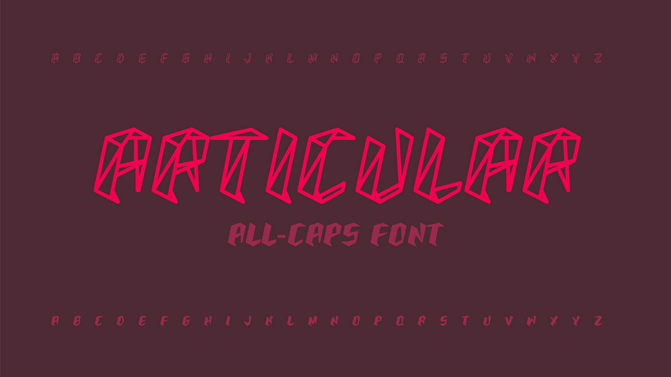 articular free font