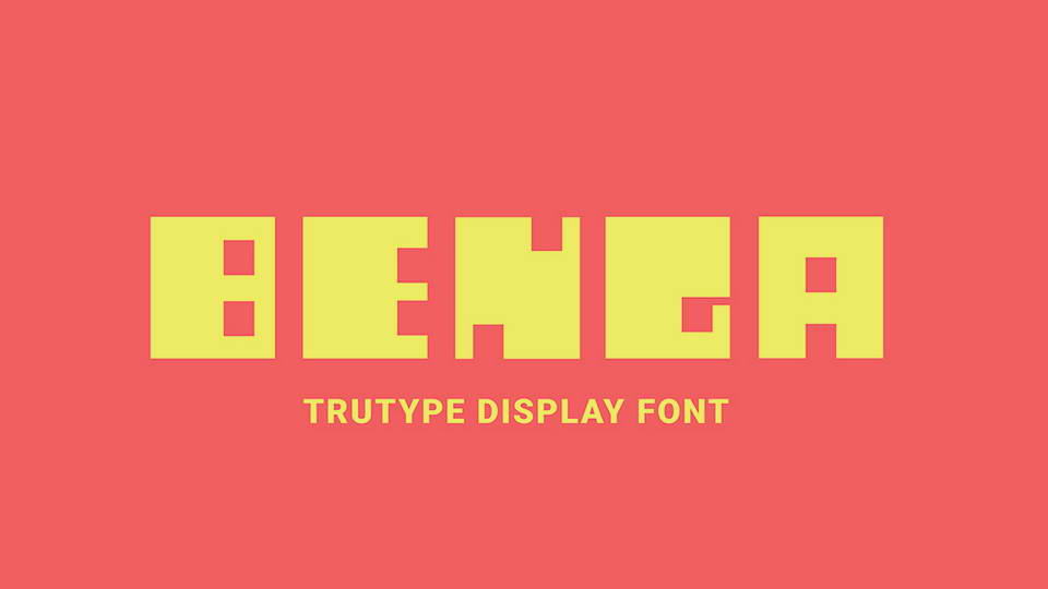 benga free font