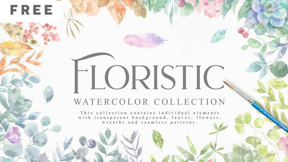 free watercolor patterns