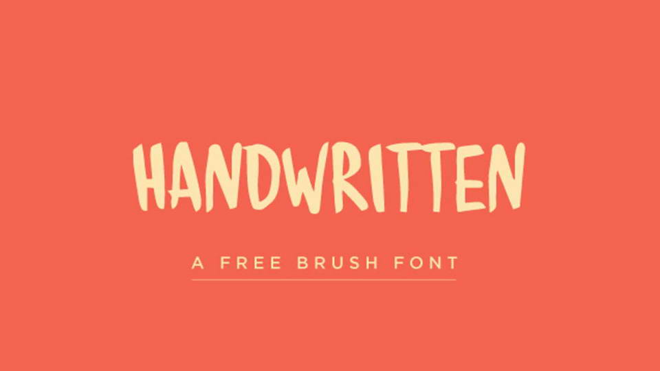 handwritten free font
