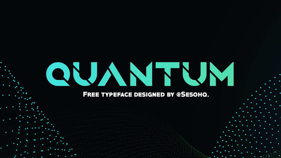 quantum free font