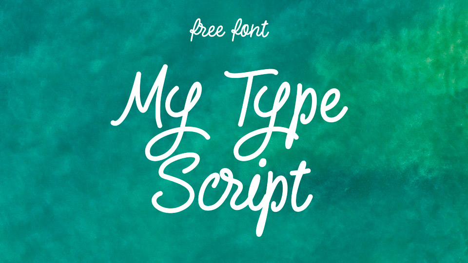my type script font download