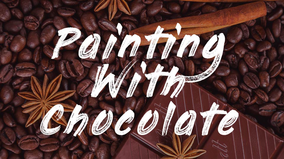 painting with chocolate font