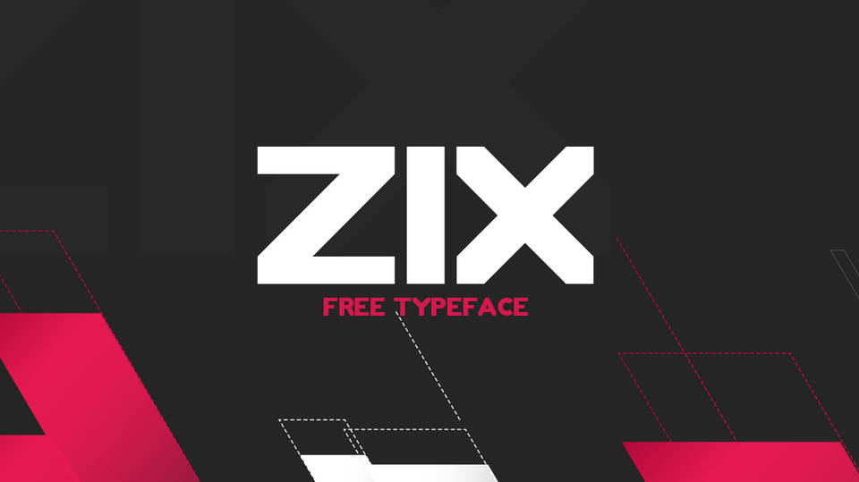 zix free font