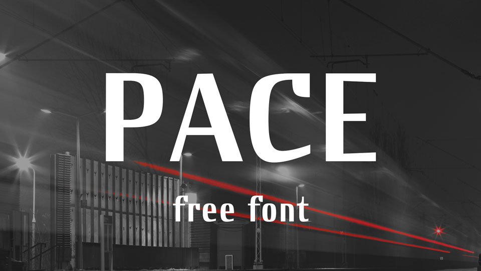 pace free font