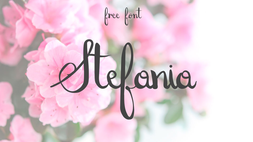 stefania free font
