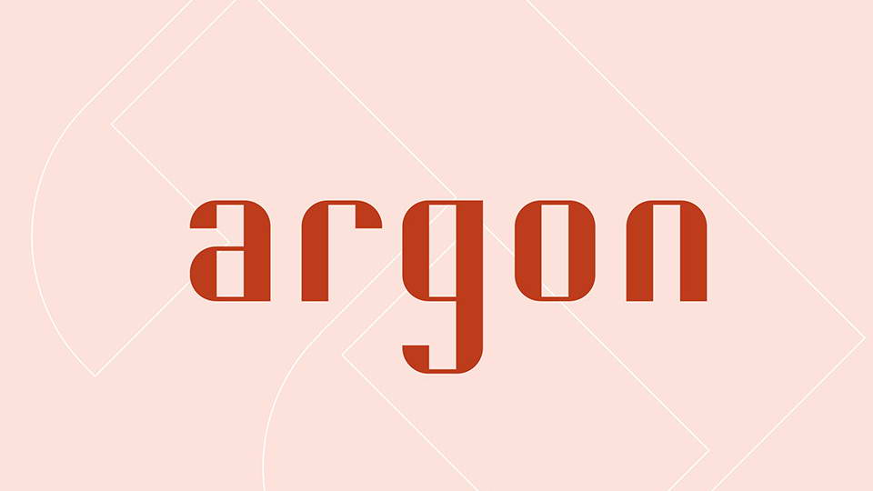 argon free font