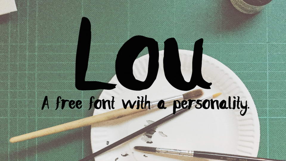 lou free font