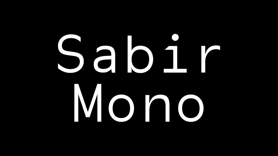 sabirmonofontdownload