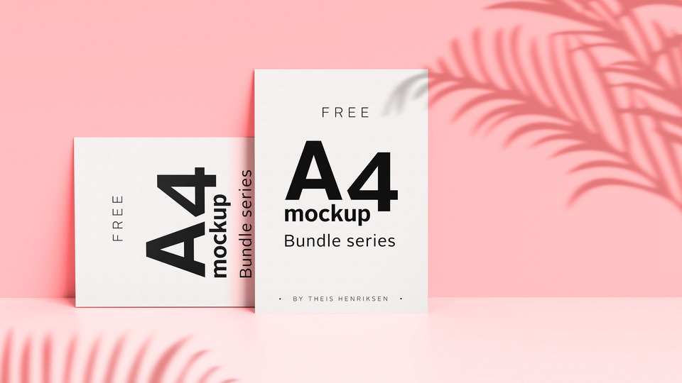 Free A4 Mockup Bundle Series